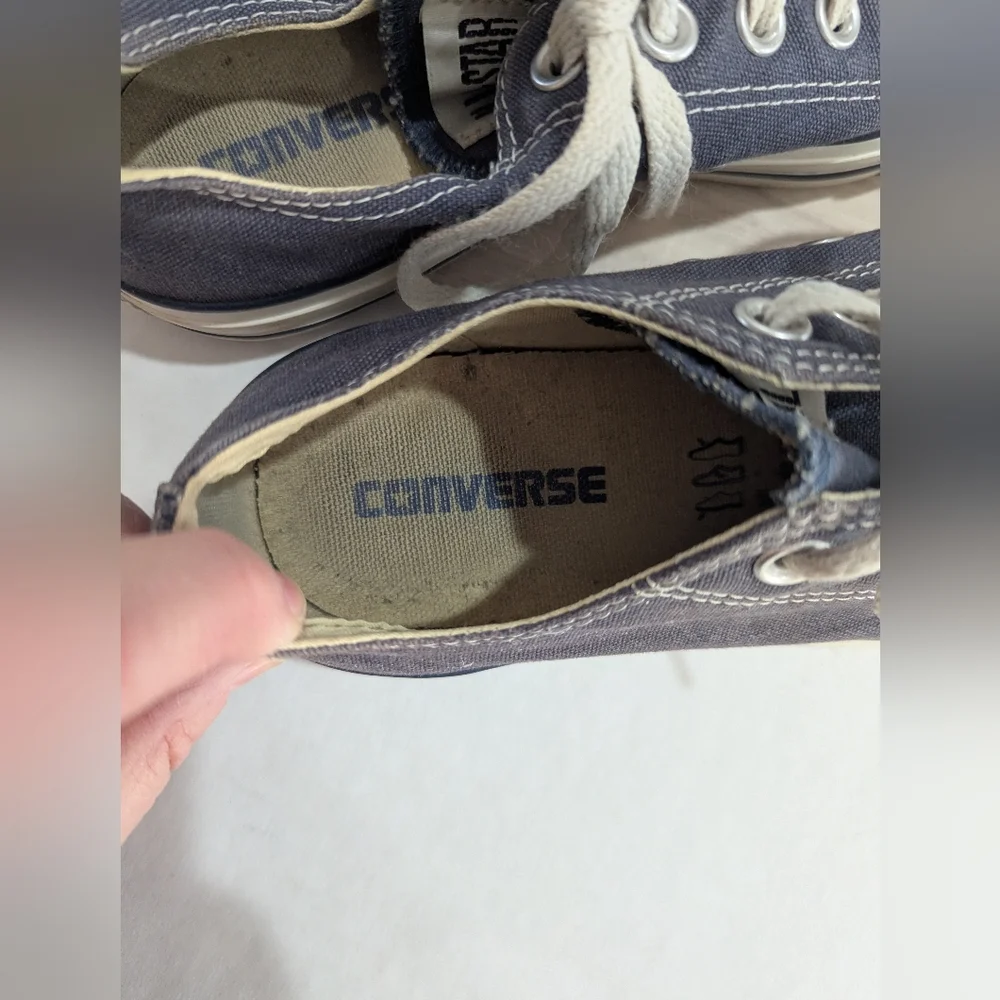 Converse Unisex Navy Blue White W: Size 7 M: Size 5 *NWOB